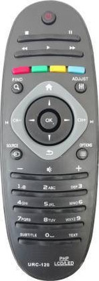 Nij URC-120 RC2033601 RC2034301 Remote For LCD LED TV Remote Control PHILIPS Remote Controller(Black)