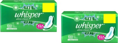 Whisper ULTRA CLEAN XL+30 PADS PCK OF 2 Sanitary Pad(Pack of 2)