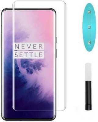 kentop Edge To Edge Tempered Glass for ONE PLUS 7 PRO(Pack of 1)