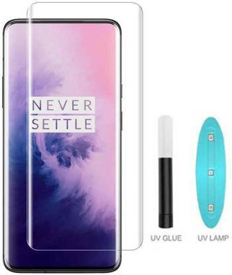 kentop Edge To Edge Tempered Glass for ONE PLUS 7 PRO(Pack of 1)