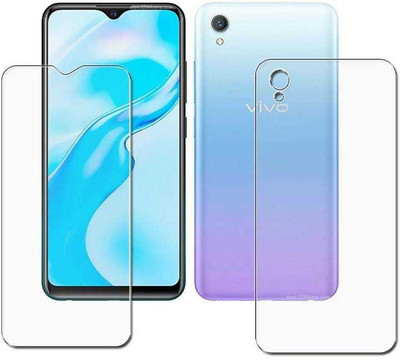 DOWRVIN Front and Back Screen Guard for VIVO Y1S(Pack of 2)