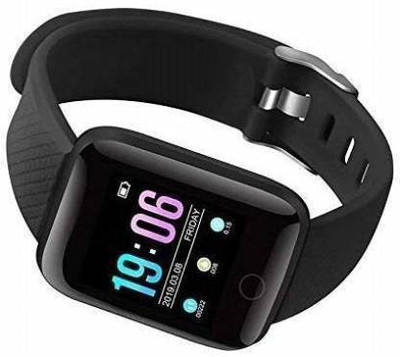Onsent ID 116 SMART WATCH(Black Strap, Size : STANDARD)