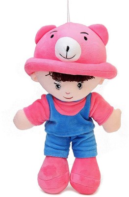 Besties Super Soft Cute Looking Smiling Addie Boy Soft Toy / Stuffed Soft Plush Toy 40 CM  - 40 cm(Pink/blue)