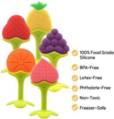 smilykid Fresh Food Nibbler Baby. Teether(Multicolor)