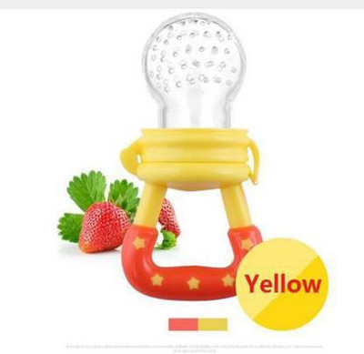 smilykid Baby Fruit Feeder & Nibbler Teether and Feeder(Yellow)
