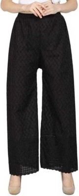 JHALA IMPEX Regular Fit Women Black Trousers