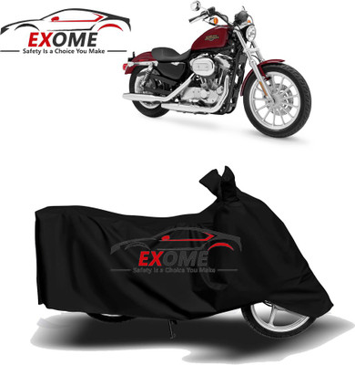 APNEK Two Wheeler Cover for Harley Davidson(XL 883, Black)