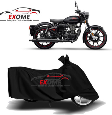 APNEK Two Wheeler Cover for Royal Enfield(Classic 350, Black)