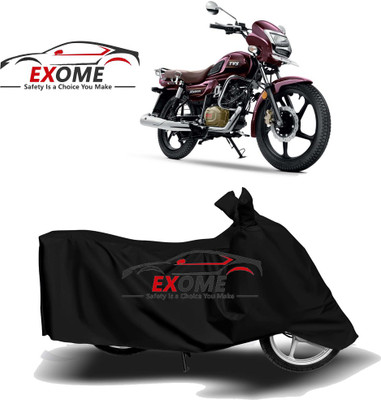 APNEK Two Wheeler Cover for TVS(Radeon, Black)