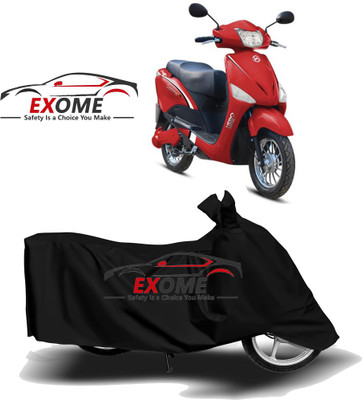 APNEK Two Wheeler Cover for Hero Electric(Electric Optima, Black)