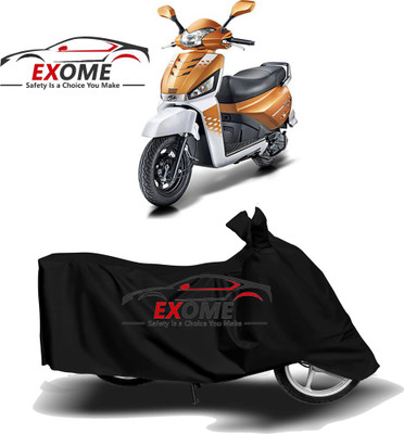 APNEK Two Wheeler Cover for Mahindra(Gusto 125, Black)