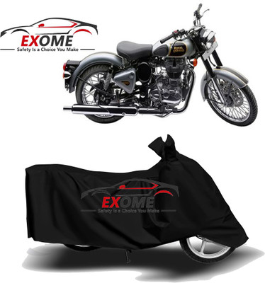 APNEK Two Wheeler Cover for Royal Enfield(Classic 500, Black)