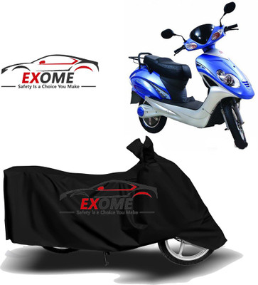 APNEK Two Wheeler Cover for Lohia(Fame, Black)
