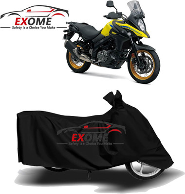 APNEK Two Wheeler Cover for Suzuki(V-Strom 650 XT, Black)