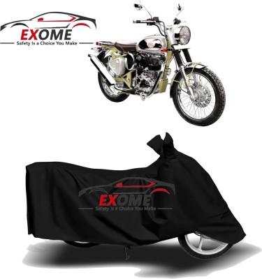 APNEK Two Wheeler Cover for Royal Enfield(Bullet Trials 500, Black)