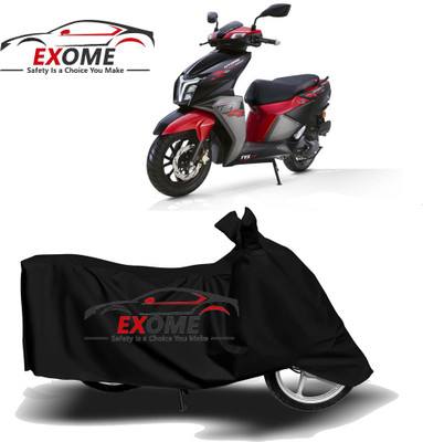 APNEK Two Wheeler Cover for TVS(NTORQ, Black)