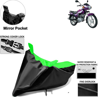 Rhtdm Two Wheeler Cover for TVS(Star City, Black, Green)