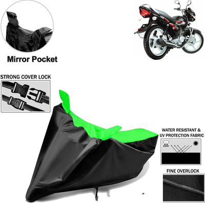 aksmit Two Wheeler Cover for Suzuki(Zeus, Black, Green)