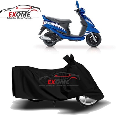 ENTIRELY ELITE Two Wheeler Cover for Mahindra(Rodeo UZO, Black)