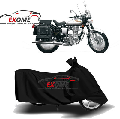 APNEK Two Wheeler Cover for Royal Enfield(Machismo 500, Black)