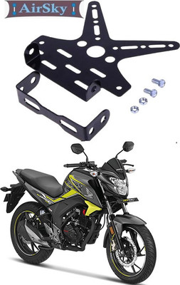 AIRSKY X Type Number Plate Bike Number Plate(Aluminium 12 cm  x  10 cm)