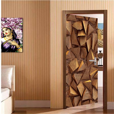 BPDESIGNSOLUTION Architecture Multicolor Wallpaper(198 cm x 78 cm)