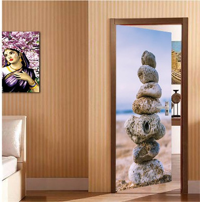 BPDESIGNSOLUTION Architecture Multicolor Wallpaper(198 cm x 78 cm)