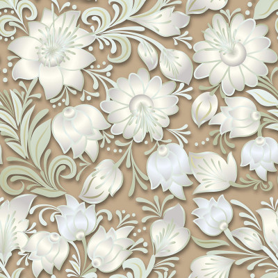 Zedexgraphics Floral & Botanical Multicolor Wallpaper(127 cm x 40 cm)