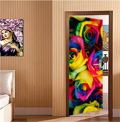 BPDESIGNSOLUTION Architecture Multicolor Wallpaper(198 cm x 78 cm)