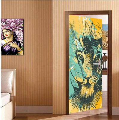BPDESIGNSOLUTION Architecture Multicolor Wallpaper(198 cm x 78 cm)