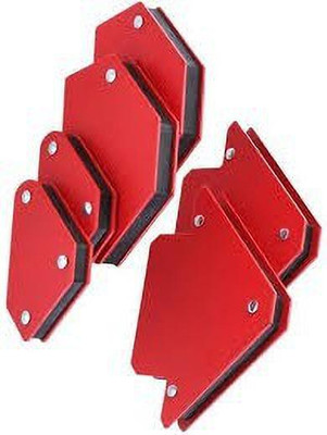 the bigg boss 6pc Multi Angle magnetic welding holder clamps set with 2 pc x 3 inch arrow type Multiple Unit Measuring Wheel