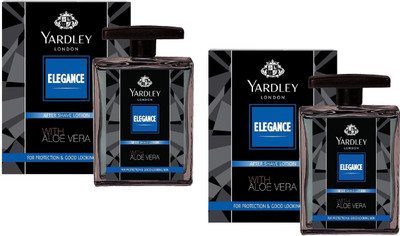 YARDLEY LONDON ELEGANCE AFTER SHAVE LOTION 100 EACH PACK OF 2(200 ml)