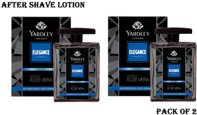 YARDLEY LONDON ELEGANCE AFTER SHAVE LOTION 100 PAK OF 2 W2W(200 ml)