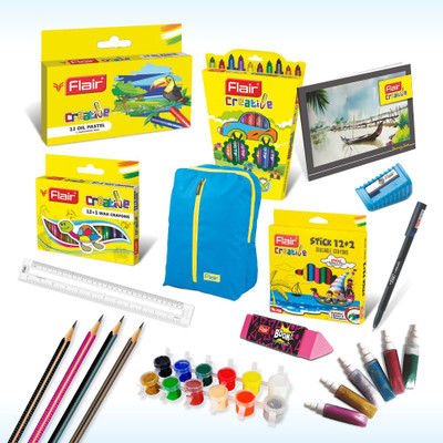 Flair Creative Premium Kit with Blue Bag