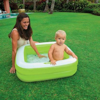 s yuvraj 3FT Square Play Box Pool Bath Tub 1-5 Year 3 Feet (Multicolour) (Multicolor)(Multicolor)