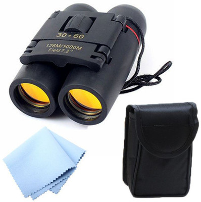 DVA B 30X60 Zoom Wide Angel Zooming Binocular for Travel, Hiking etc. Binoculars(16 mm , Black)