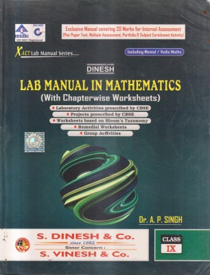 XACT LAB MANUAL IN MATHEMATICS CLASS IX(Paperback, DR. A.P. ARORA)