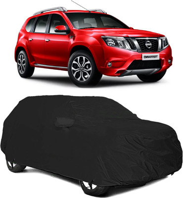 STARIE Car Cover For Nissan Terrano (With Mirror Pockets)(Black, For 2018, 2019, 2017, 2016 Models)