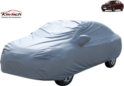 Kavach Car Cover For Maruti Suzuki Swift Dzire LXI 1.2 Petrol (With Mirror Pockets)(Grey, For 2020 Models)