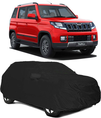 STARIE Car Cover For Mahindra TUV300 (With Mirror Pockets)(Black, For 2018, 2019, 2017, 2016 Models)