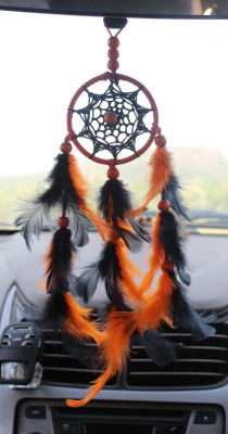 handymandy store Typical- orange Black Car Hanging Ornament(Pack of 1)