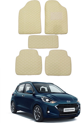 AYW Leatherite 5D Mat For  Hyundai Grand i10 Nios(Beige)