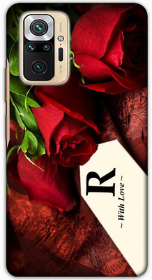 itrusto Back Cover for Mi RedMI Note 10 Pro Max Letter R PRINTED Back Cover(Multicolor, Pack of: 1)