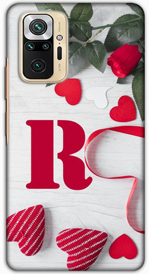 itrusto Back Cover for Mi RedMI Note 10 Pro Letter R PRINTED Back Cover(Multicolor, Pack of: 1)