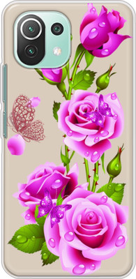 Cooltrend Back Cover for Mi 11 Lite 5G Plain Back Case(Multicolor, Grip Case, Silicon, Pack of: 1)