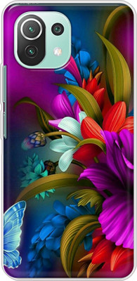 Cooltrend Back Cover for Mi 11 Lite 5G Plain Back Cover(Multicolor, Grip Case, Silicon, Pack of: 1)