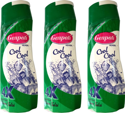 SMIETRZ Ganpati Herbal Cool Cool Neem Tulsi Powder 3x150g(3 Items in the set)