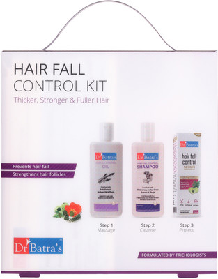 Dr Batra’s Hair Fall Control Kit – 530 Ml | Inside Coupon Of Worth 2700 | Redeemable At All Clinics Of Dr. Batra’s (3 Items In The Set) For Rs. 444 @ 41 %