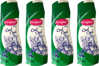 SMIETRZ Ganpati Herbal Cool Cool Neem Tulsi Powder 4x150g(4 Items in the set)
