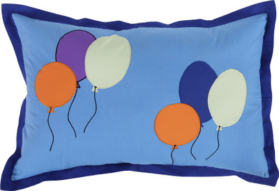 Hugs N Rugs Cotton Cushions & Pillows Cover(59 cm*41 cm, Blue)